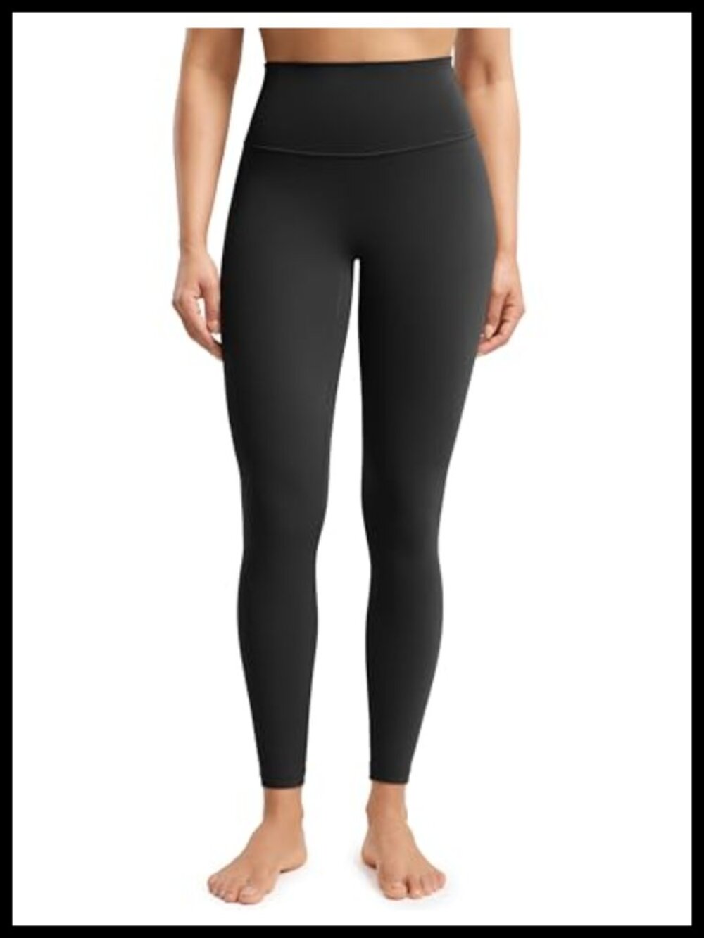 No Front Seam Leggings High Waisted Yoga Pants Tummy Control